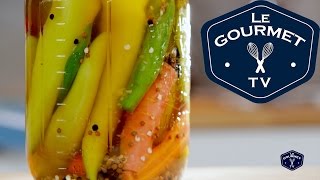 Quick Pickled Hot Peppers Recipe [upl. by Victorine]