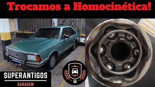 TROCA DA JUNTA HOMOCINÉTICA FORD CORCEL 2 LDO 1979 [upl. by Suqram]