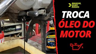 Como trocar o óleo motor da moto I Aprenda de uma forma simples [upl. by Drahser]