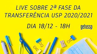 2º FASE TRANSFERÊNCIA EXTERNA USP 20202021 [upl. by Yendis]