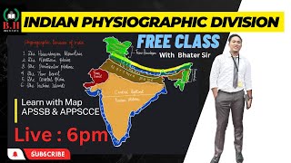 PHYSIOGRAPHIC DIVISION OF INDIA [upl. by Ives]