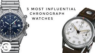 The 5 Most Influential Chronograph Watches [upl. by Serica]