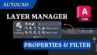 AutoCAD How to Filter Layer Manager Full Tutorial [upl. by Enilrem]