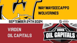 HIGHLIGHTS  Waywayseecappo Wolverines  Virden Oil Capitals Sept 2424 [upl. by Aihgn]