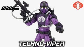 GI Joe Classified Series Techno Viper 117 Action Figure Review [upl. by Sana]