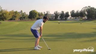 Jumeirah Golf Estates Earth Course Dubai with Your Golf Travel [upl. by Nirel]