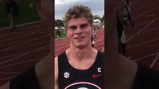 Matthew Boling Opens His Outdoor Season With Stellar 258 4x4 At Texas Relays shorts [upl. by Andeee25]