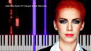 SWEET DREAMS Are Made Of This EURYTHMICS  Piano Tutorial [upl. by Enyleuqcaj485]