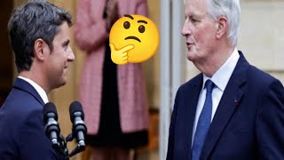 Échange remarqué entre Michel Barnier et Gabriel Attal lors de la passation de pouvoir [upl. by Aleka]