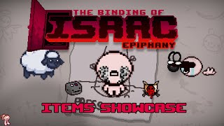 The Unlockeables of Tarnished Characters  Epiphany Items Showcase  Tboi Repentance [upl. by Retxed]