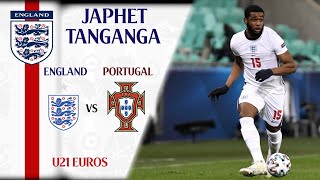 Japhet Tanganga Highlghts u21 Euros England vs Portugal [upl. by Jared]