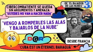 DEFENSOR DE LA DICTADURA DELIRA EN VIVO quotVENGO A ROMPERLES LAS ALAS Y BAJARLOS DE LA NUBEquot CUBA [upl. by Aiyotal]