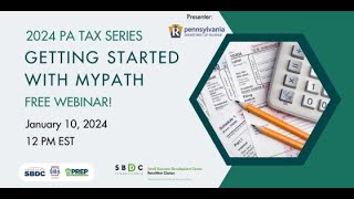 2024 PA Tax Series Getting Started with myPATH [upl. by Naharba]