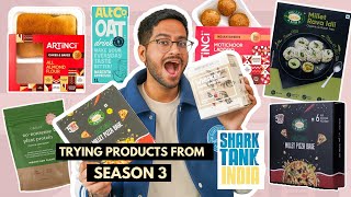 TESTING SHARK TANK INDIA FOOD PRODUCTS SEASON 3  PART 2😱😱 WHAT DID I LIKE THIS TIME [upl. by Refiffej]