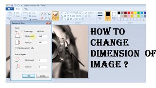 How to change dimension of image [upl. by Eriuqs]