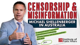 Michael Shellenberger in Australia  Misinformation laws and the censorship agenda [upl. by Newmark]