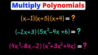 Multiply Polynomials  Monomials Binomials amp Trinomials  Eat Pi [upl. by Westerfield]