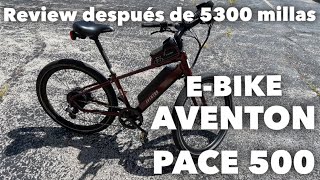 AVENTON PACE 500 Review de EBIKE BARATA despues de 5300 millas [upl. by Nwahsek]