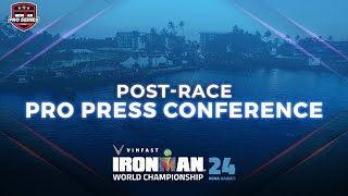 Post Race Press Conference  2024 VinFast IRONMAN World Championship Kona Mens Edition [upl. by Husain]