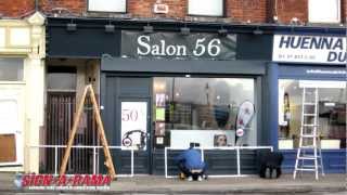 PVC 3D Lettering a Shop Front  Signarama Dublin [upl. by Eelyah]