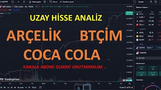 ARÇELİK BTÇİM COCA COLA HİSSE ANALİZİ 26122023 [upl. by Latonia]