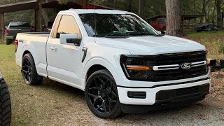 35 IHC LOWERING KIT INSTALL  2024 F150 [upl. by Chao]