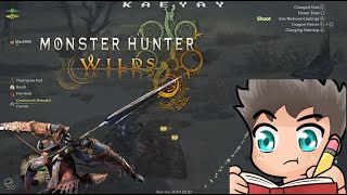 MH Wilds BOW charge mechanics  animation cancel tech [upl. by Ahsikcin]