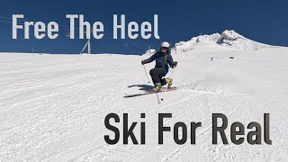 Mt Hood Timberline  Just Another Day Freeing The Heel [upl. by Earized396]