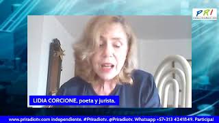 priradiotv envivo Lidia Corcione poeta Deyanira Berardinelli Bella Ventura y Benjamin Losada [upl. by Vail323]