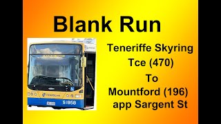 Brisbane Bus Blank Run Teneriffe Skyring Tce  Mountford app Sargent St [upl. by Letrice]