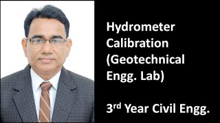 Hydrometer Calibration  Geotechnical Engineering Lab  Civil Engineering  AKTU [upl. by Elleneg]