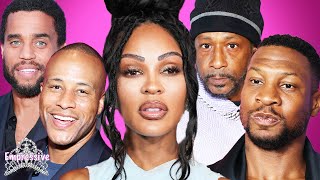 Meagan Good CHECKS Katt Williams for calling Jonathan Majors ugly  Meagan MAD at her ex Devon etc [upl. by Mayne]