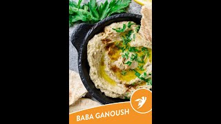 BABA GANOUSH Die leckere AubergineDipSpezialität aus dem Nahen Osten shorts [upl. by Emelyne]