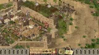 Stronghold Crusader  7xWolf Allied vs SergiuHellDragoonHQ  Skirmish Part 11080pHD Patch [upl. by Sigismondo387]