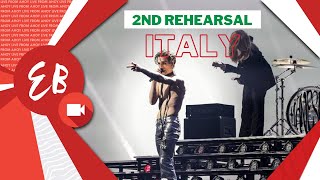 Rehearsal Italy  Maneskin quotZitti e buoniquot Eurovision [upl. by Atiras]