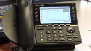 ShoreTel Tutorial Voicemail [upl. by Ellenrad]