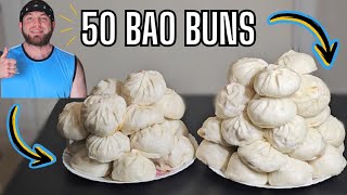 CAN I EAT ALMOST 15 LBS OF BAO BUNS IN UNDER AN HOUR [upl. by Ekyt]