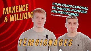 Maxence et William des frères engagés  👨🏻‍🚒🚒 [upl. by Atiana]