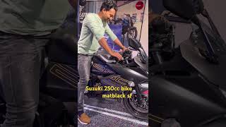 new Suzuki 250cc bike matblack sfbike bikeride [upl. by Ilac]