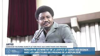 CONSTANT MUTAMBA HAUSSE LE TON DEVANT TOUS LES DIRECTEURS DES PRIONS DE LA RDC [upl. by Gwyn]