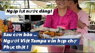 Sau bão vẫn họp Chợ Đêm Người Việt Tại Tampa Florida [upl. by Eneleahs]