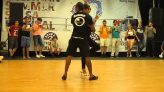 Kizomba contra tiempo with Morenasso and Anaïs SSD 2015 [upl. by Cynthy129]