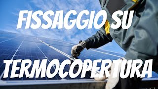 Fissaggio pannelli fotovoltaici semplice ed economico [upl. by Elyrpa]