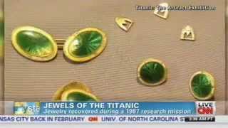 Jewels of Titanic  Titanic The Artifact Exhibition at Luxor Las Vegas  CNN Early Start [upl. by Pryce]