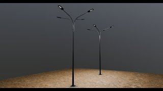 6MT LIGHTING POLE QUADRUPLE BENDING ARM [upl. by Russo]