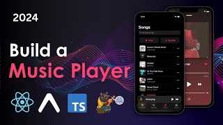 Build a Music Player app with React Native Expo Typescript and Zustand [upl. by Delacourt]