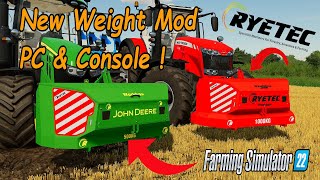 RYETEC WORKBOX PACK  Now On MODHUB All Platforms   Farming Simulator 22 [upl. by Nilrak]