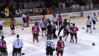 Brawl Jonquiere Vs Sorel Game 4 April 19 [upl. by Brest]