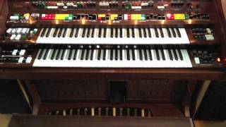 Yamaha Electone E75 Novarotary [upl. by Leahplar]