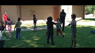 teaching kids some fma basics at Mansfield Ohio summer camp North lake Park kids had fun 😎 [upl. by Ellan475]